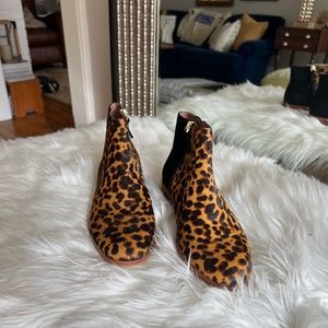 Cheetah booties